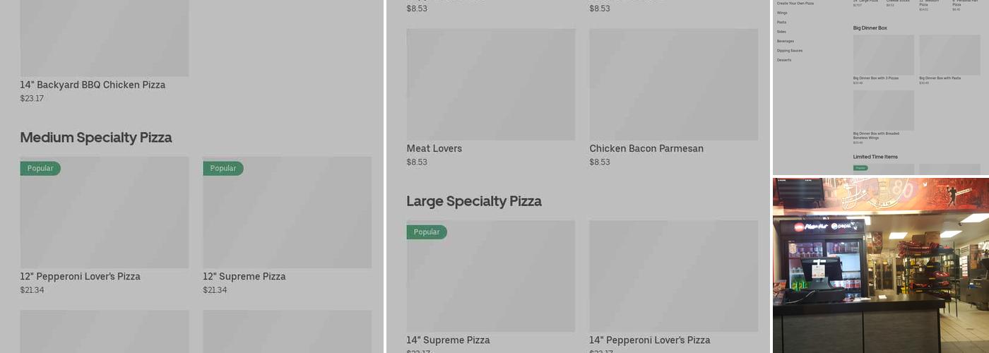 Pizza Hut Menu