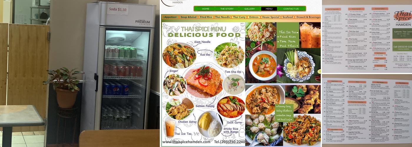 Thai Spice Restaurant Menu