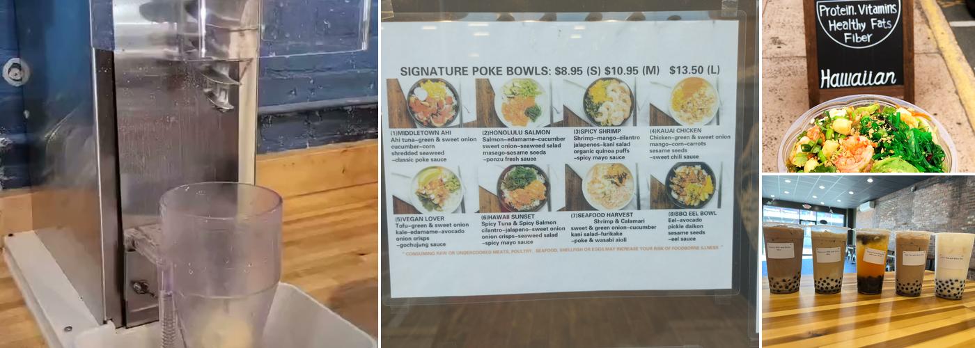 Prince House Poke: Poke/ Açaí / Pitaya Bowl / Smoothies / Boba Tea / Milkshakes / Ice Cream / Salad / Frozen Drinks Menu