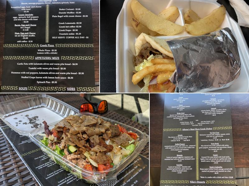 Athena Must Have Greek Menu