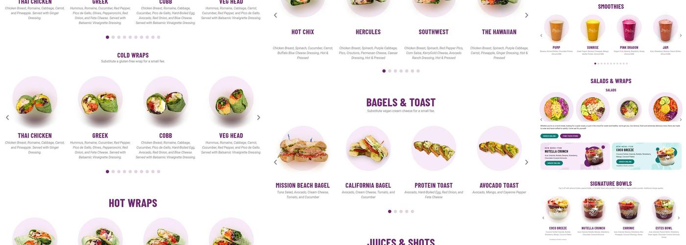 3Natives Menu
