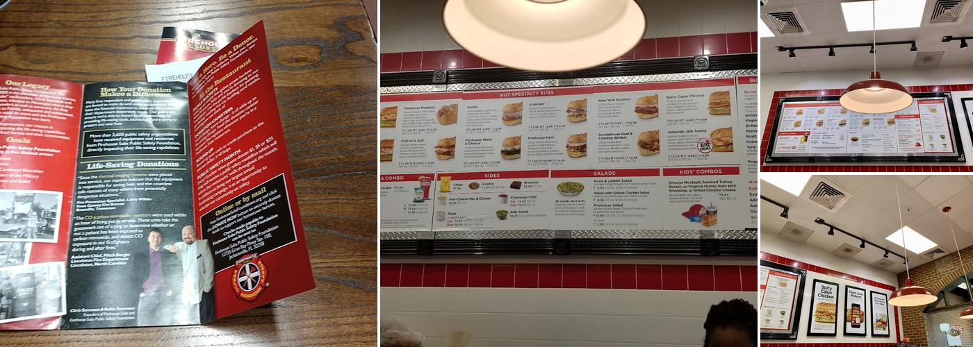 Firehouse Subs Dania Pointe Menu