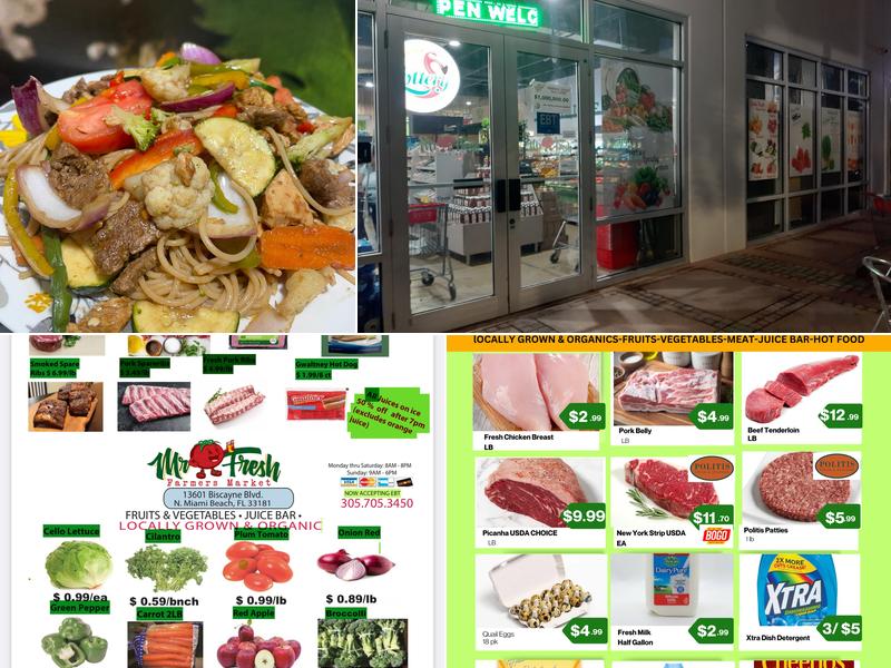 Mr Fresh Farmers Market Menu