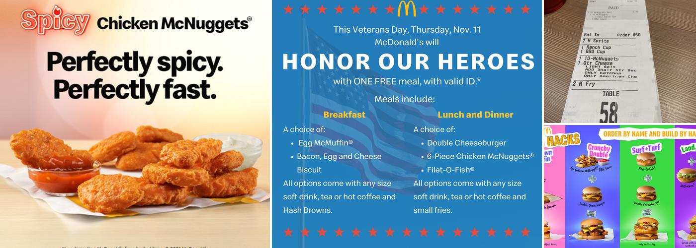 McDonald's Menu