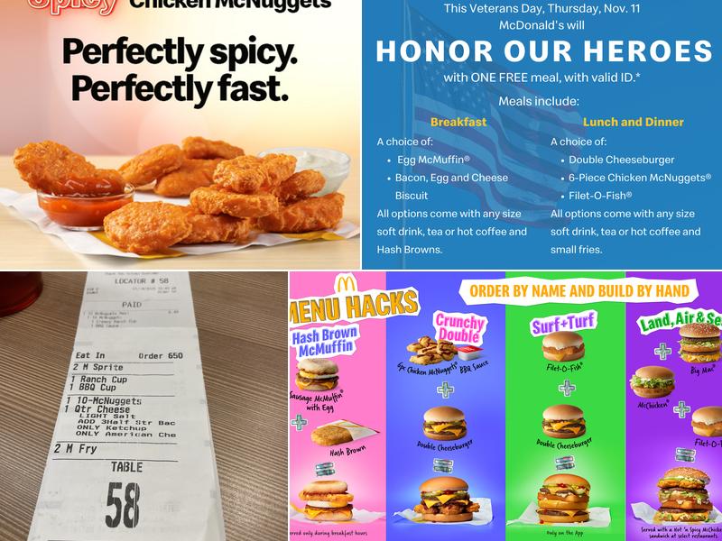 McDonald's Menu