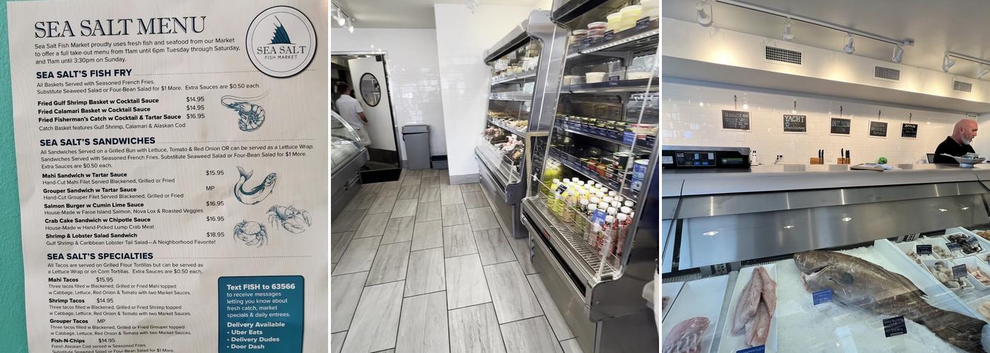 Sea Salt Fish Market Menu