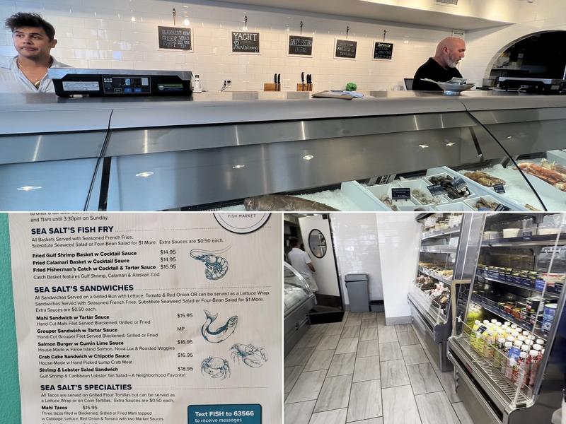 Sea Salt Fish Market Menu