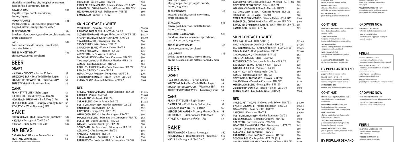 Banshee Menu