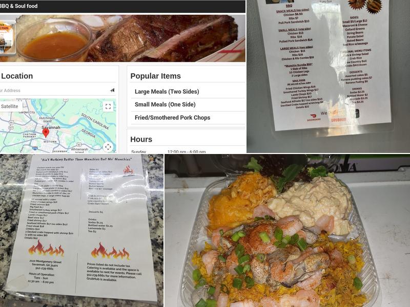 Munchie's BBQ & Soul food Menu