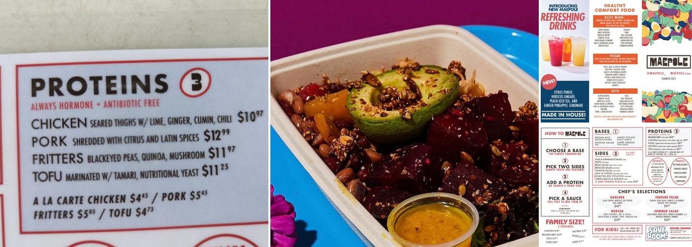Maepole Menu