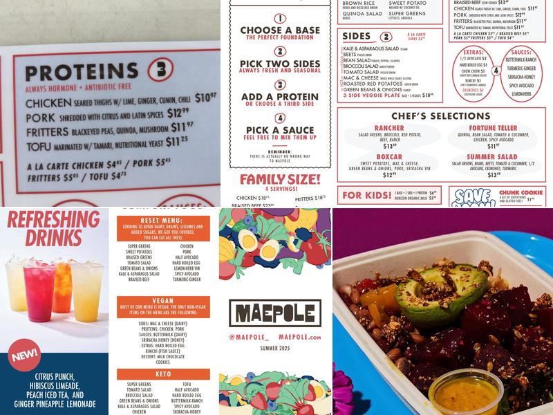 Maepole Menu