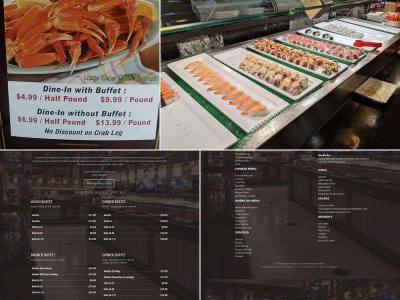 Chow King Grill & Buffet Menu