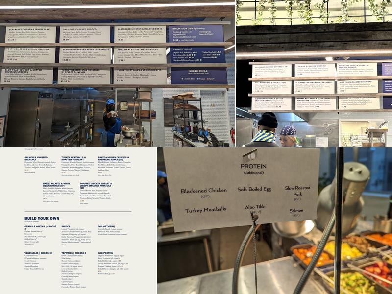 Blue Park Kitchen Menu