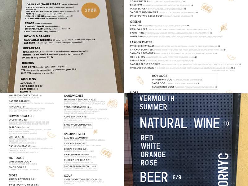 Smør Menu