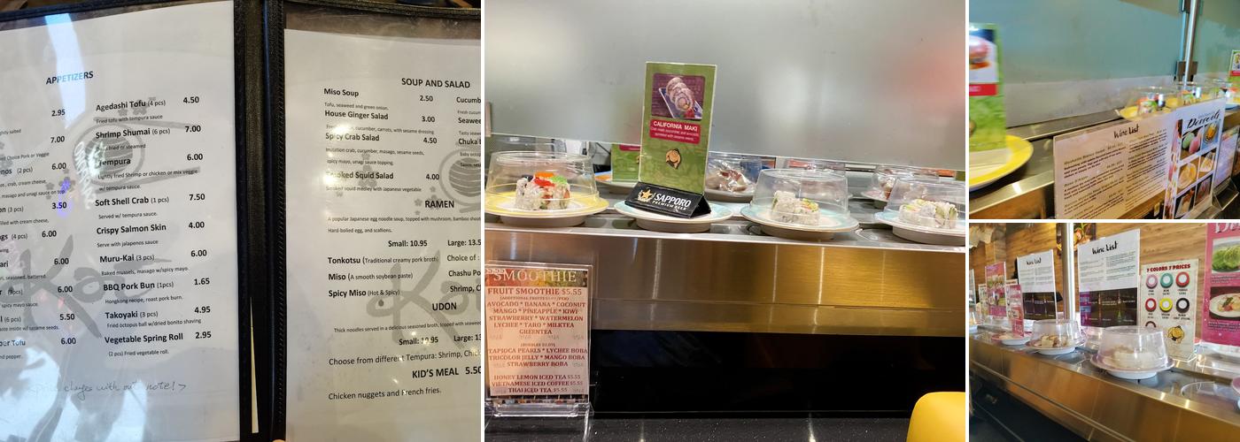 Kai Sushi Menu
