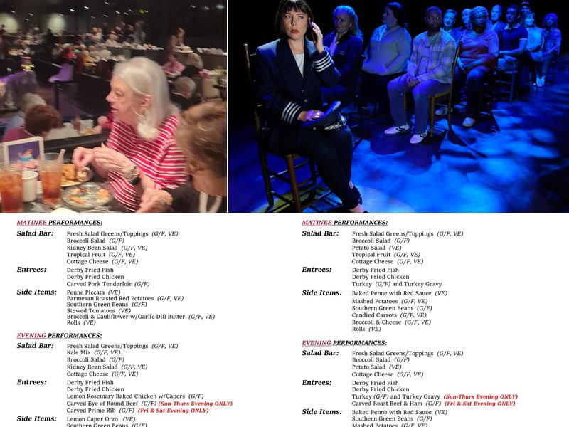 Derby Dinner Playhouse Menu