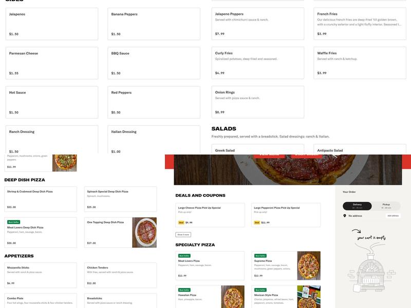 Chicago's Pizza #2 Menu