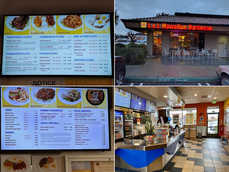 L&L Hawaiian Barbecue Menu