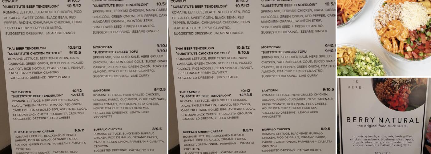 Green + The Grain Menu