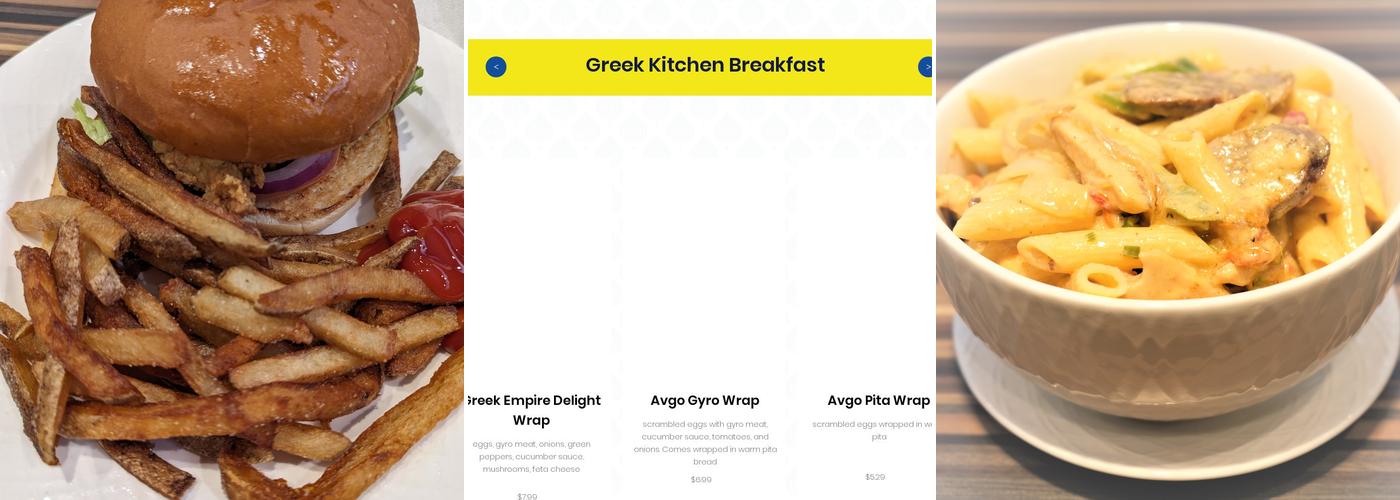 Kitchen 601 Menu