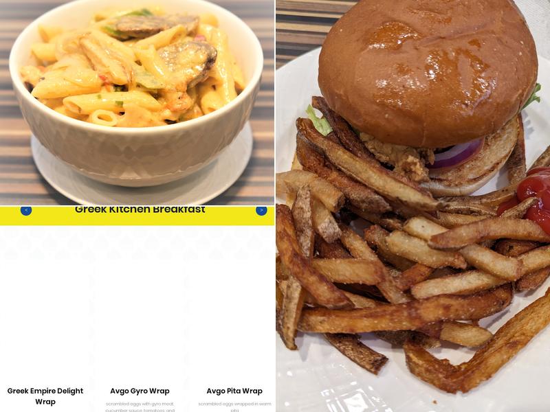 Kitchen 601 Menu