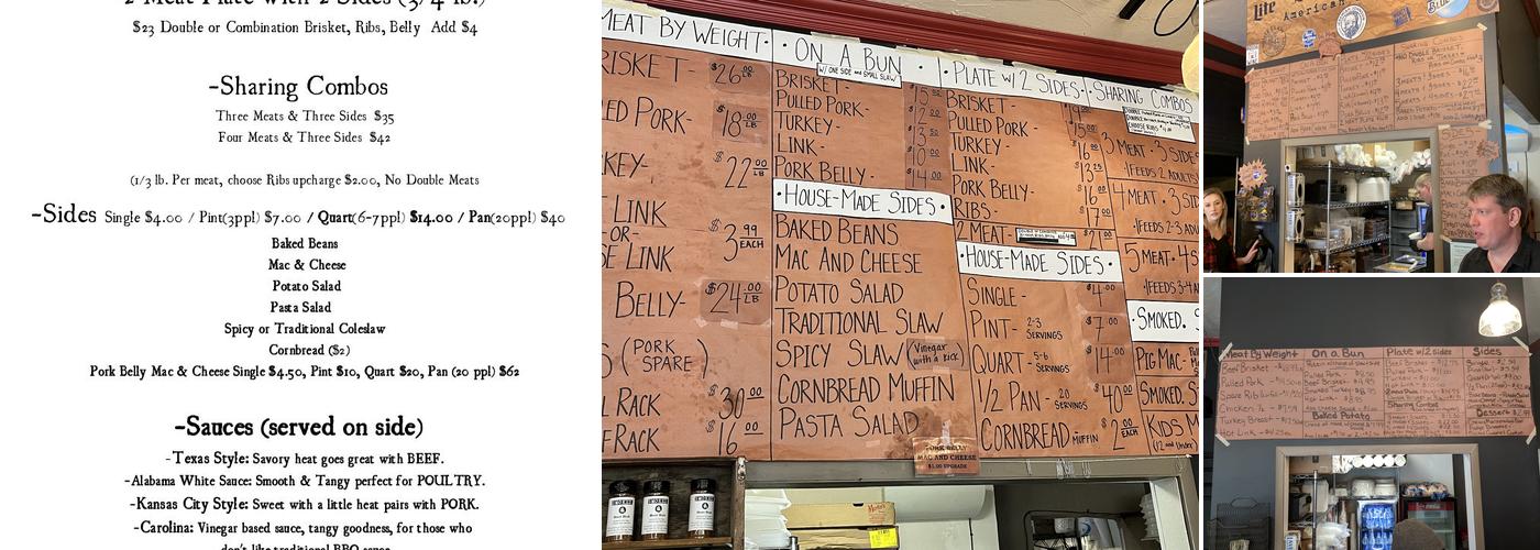 SMOKED. American Barbecue Menu