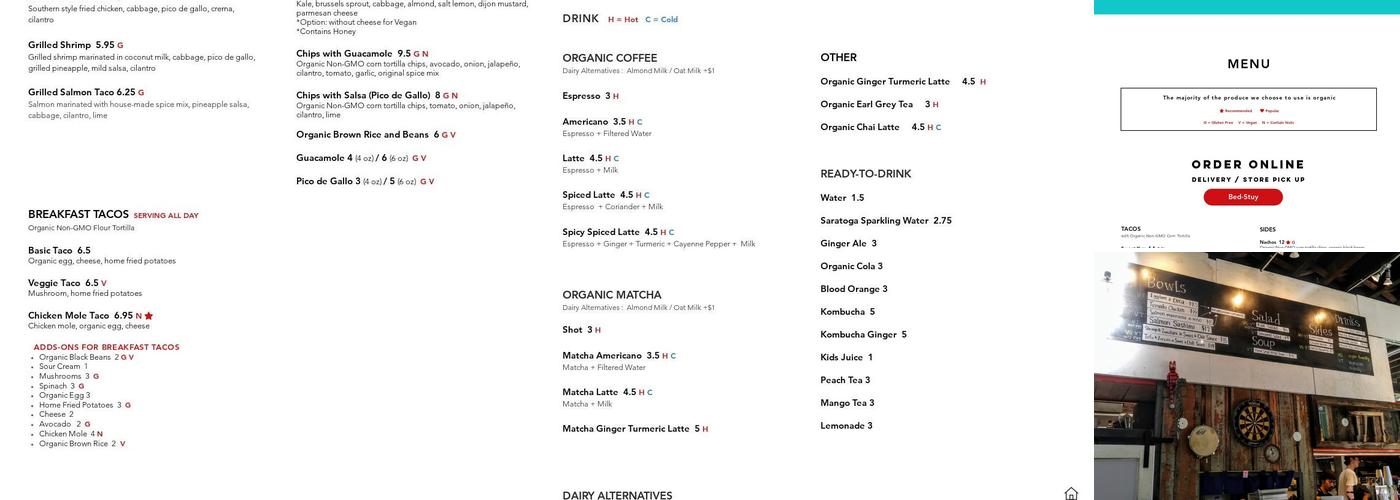 WARUDE Menu