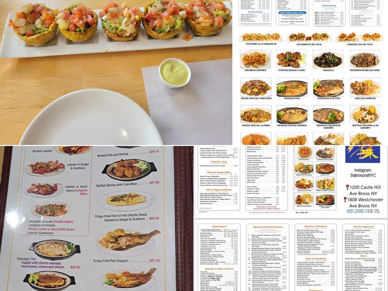 Sabrosura Restaurant Menu