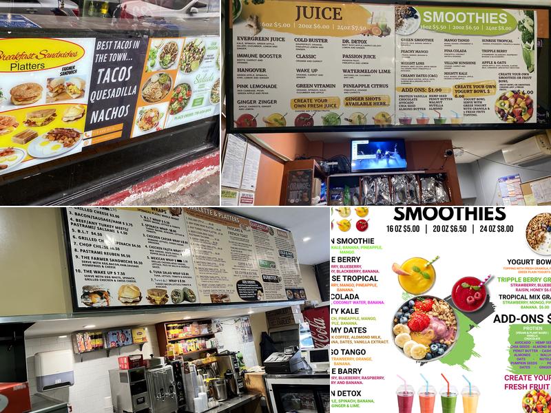 Coffee & Green Menu