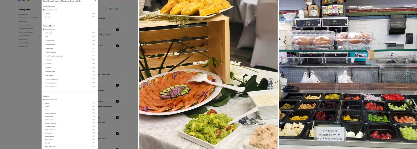 Main Street Bagels Menu