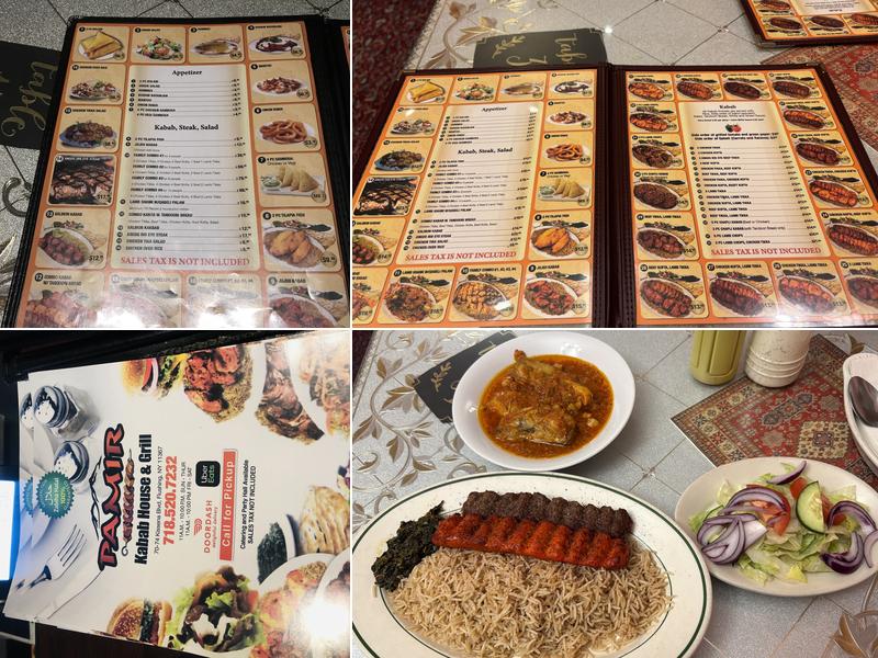 Pamir Kabab House & Grill Menu