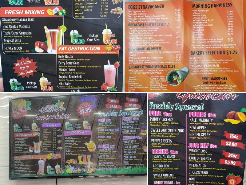 Matty's Exclusive Deli Menu