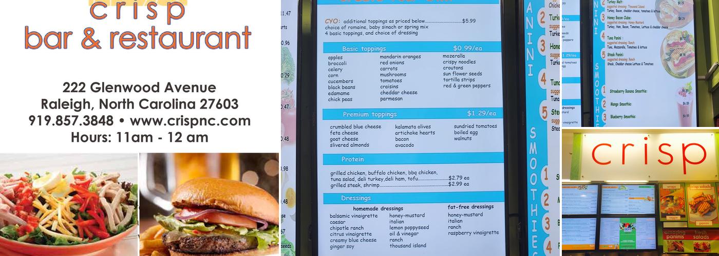 Crisp Menu