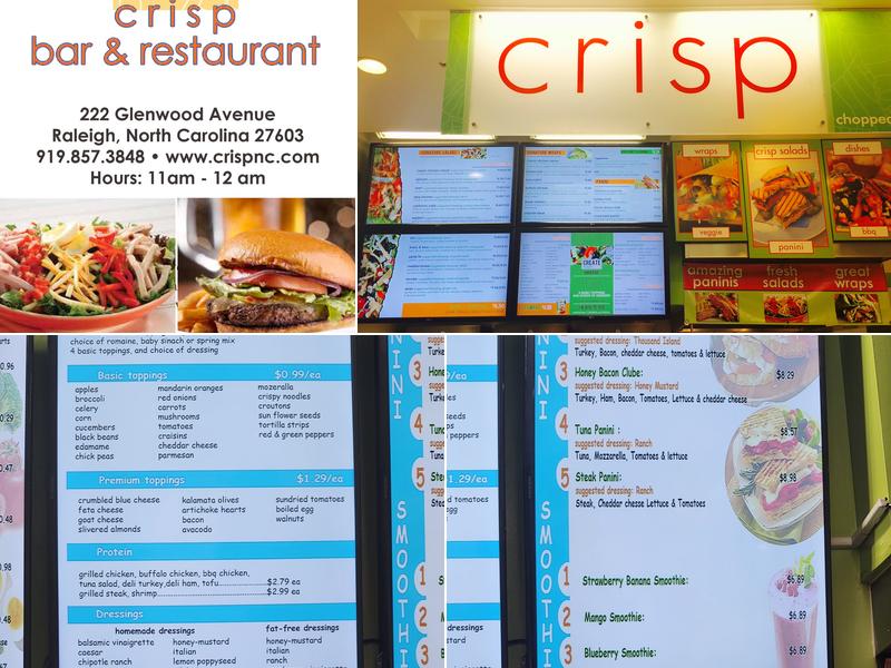 Crisp Menu