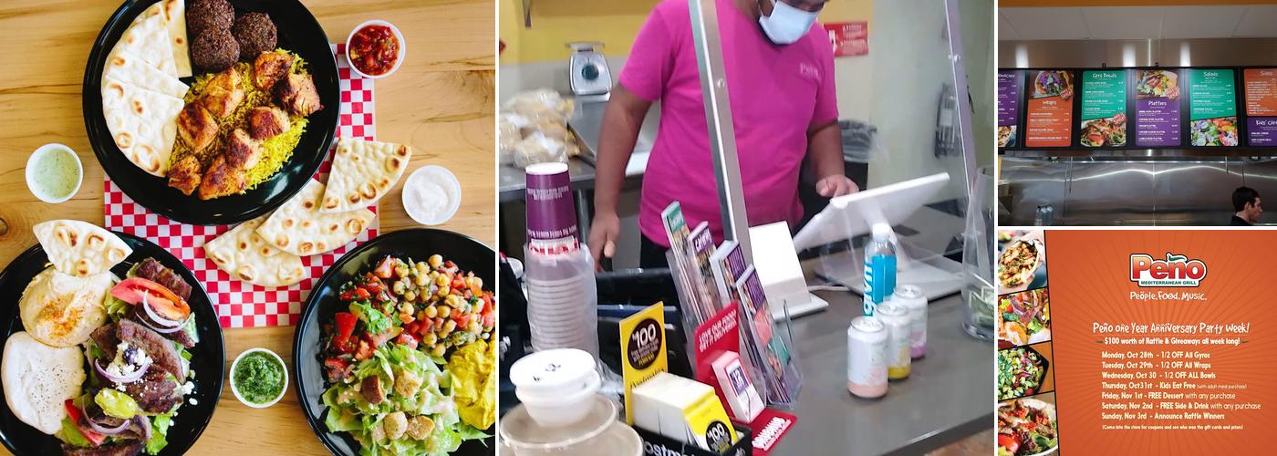 Peño Mediterranean Grill Menu