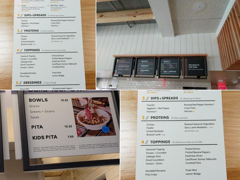 CAVA Menu