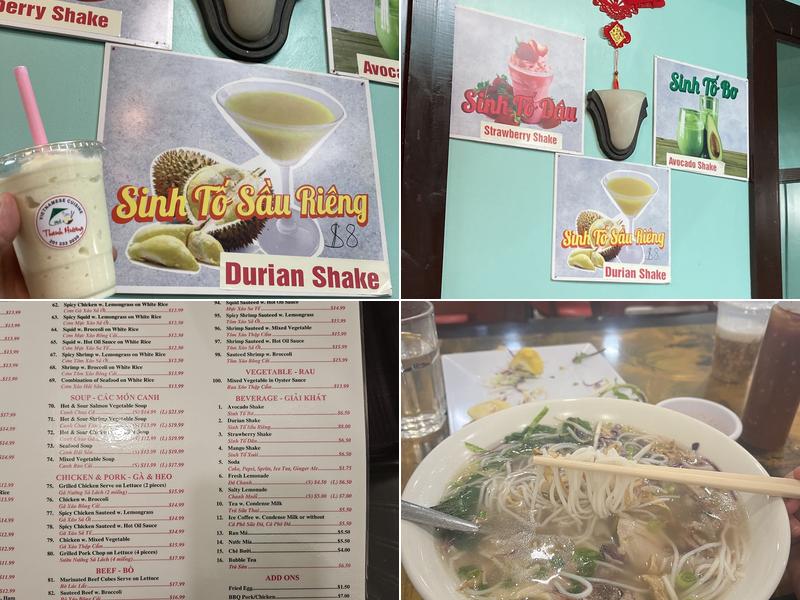 Thanh Huong Menu