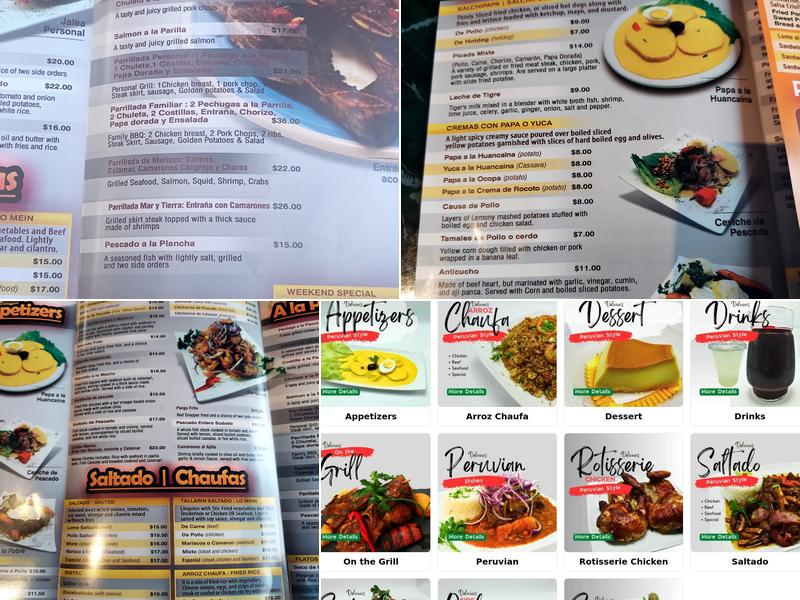 Sofia's Restaurant Menu