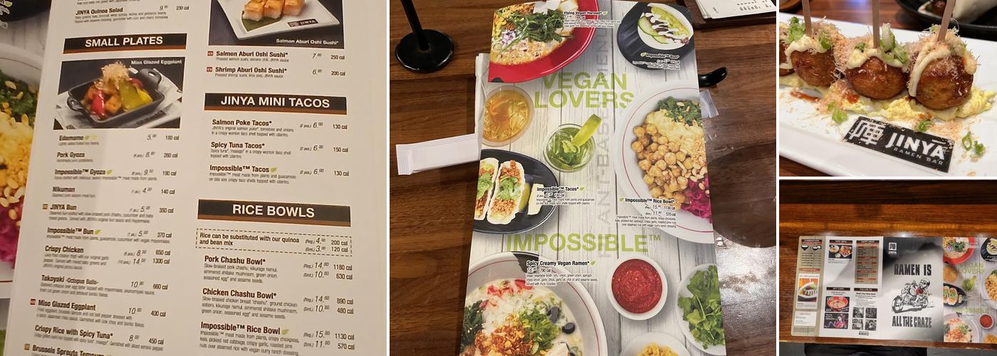 JINYA Ramen Bar - Omaha Menu