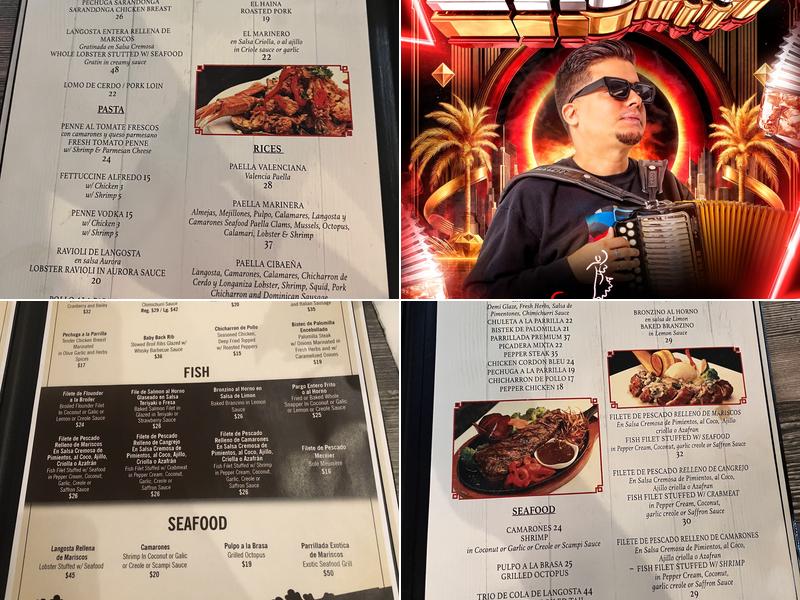 Sarandonga Menu