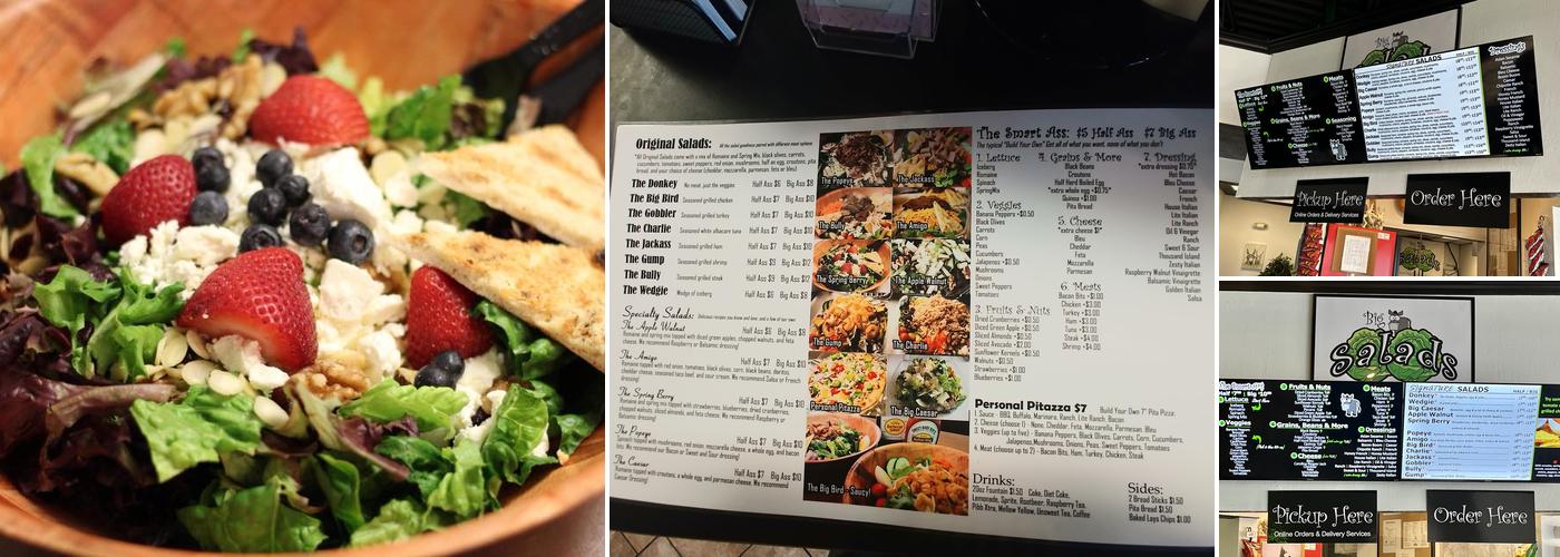 Big Ass Salads Menu