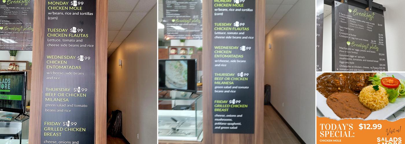 Salads & More Menu