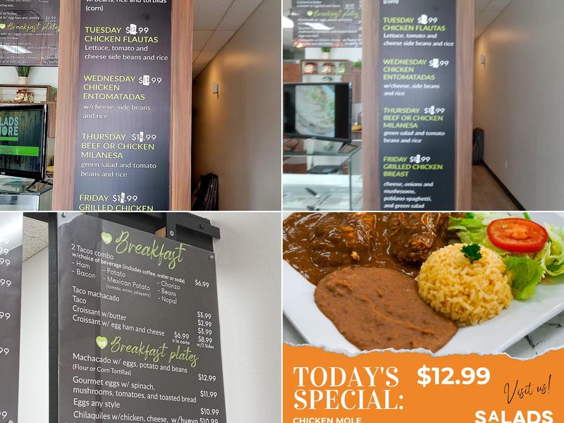 Salads & More Menu