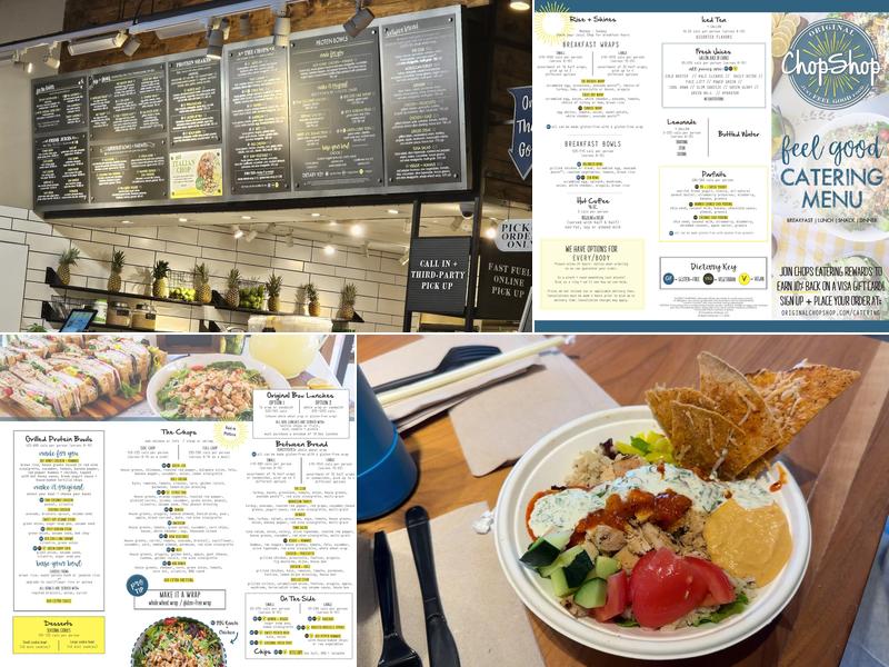 Original ChopShop Menu