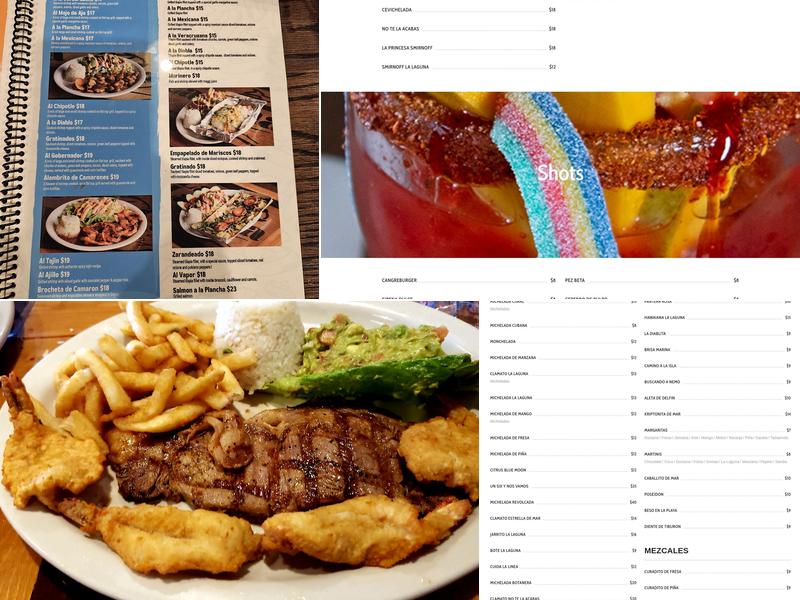 La Laguna Mariscos & Sushi Menu