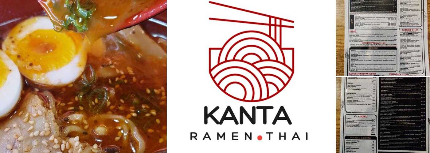Kanta Ramen & Thai Menu