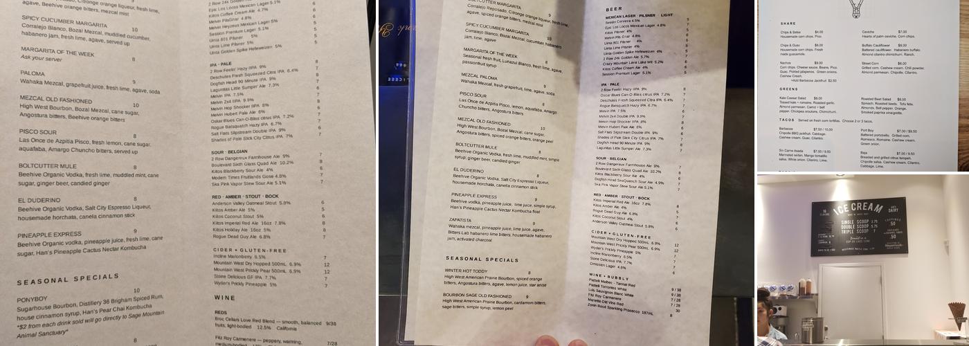 BOLTCUTTER Menu