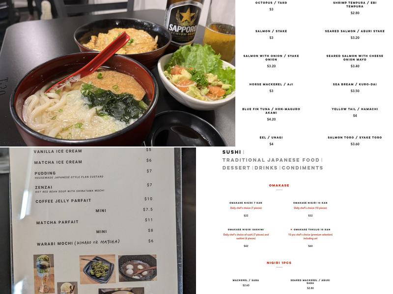 Sushi Ki-ichi Menu