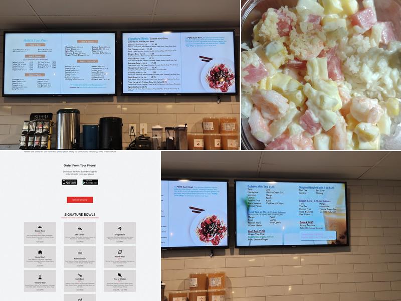 Poke Sushi Bowl VCU Menu