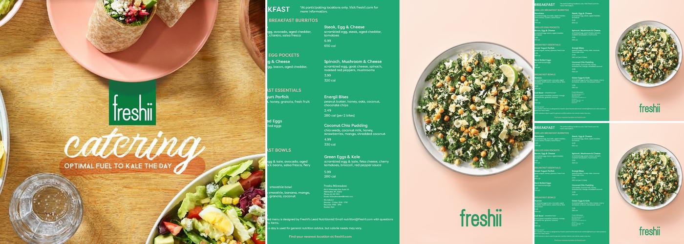 Freshii Menu